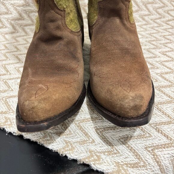 Matisse Women’s Abilene Wool Blanket Leather Western Cowboy Boots - Picture 3 of 10